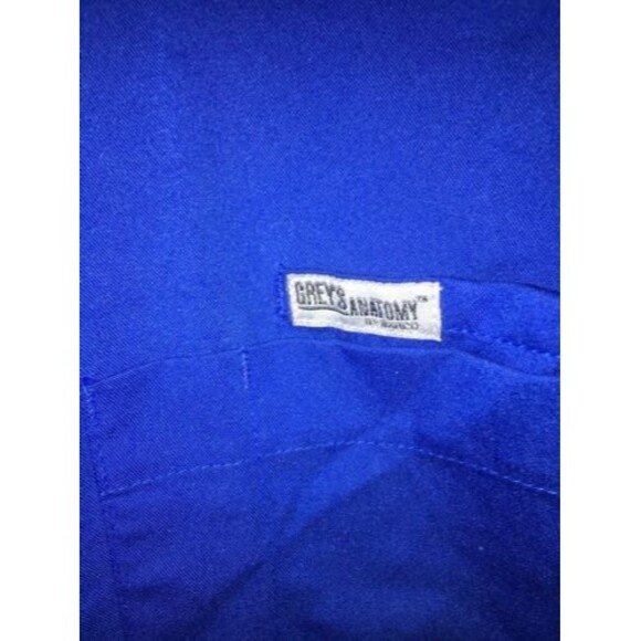 Grey's Anatomy Adult Unisex Scrub Pants Nurse Medical 1 Piece Size M Royal Blue - Picture 2 of 6